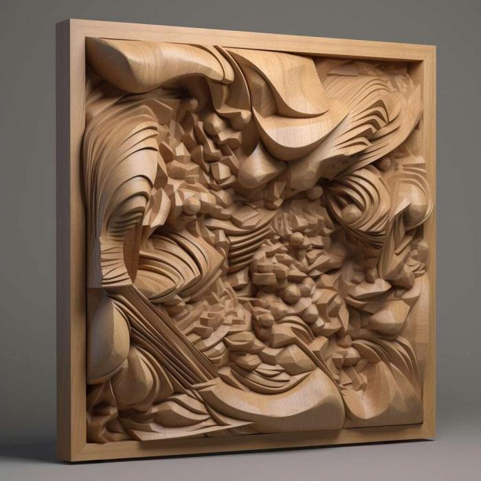 نموذج ثلاثي الأبعاد لآلة CNC 3D Art 